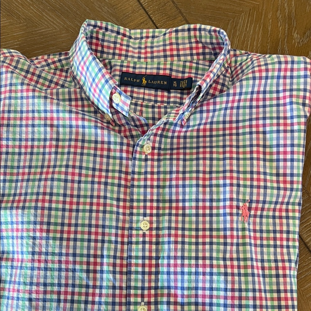 Ralph Lauren Multicolor Plaid Cotton Button-Down Shirt